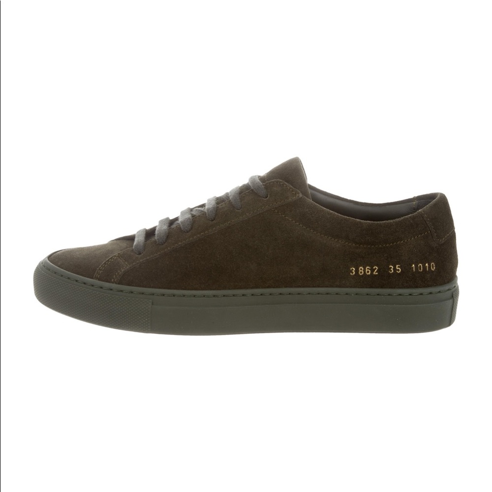 Woman by Common Projects suede low-top sneakers